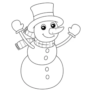 Free Christmas Picture To Color In
