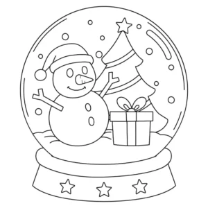 Free Christmas Picture To Color In