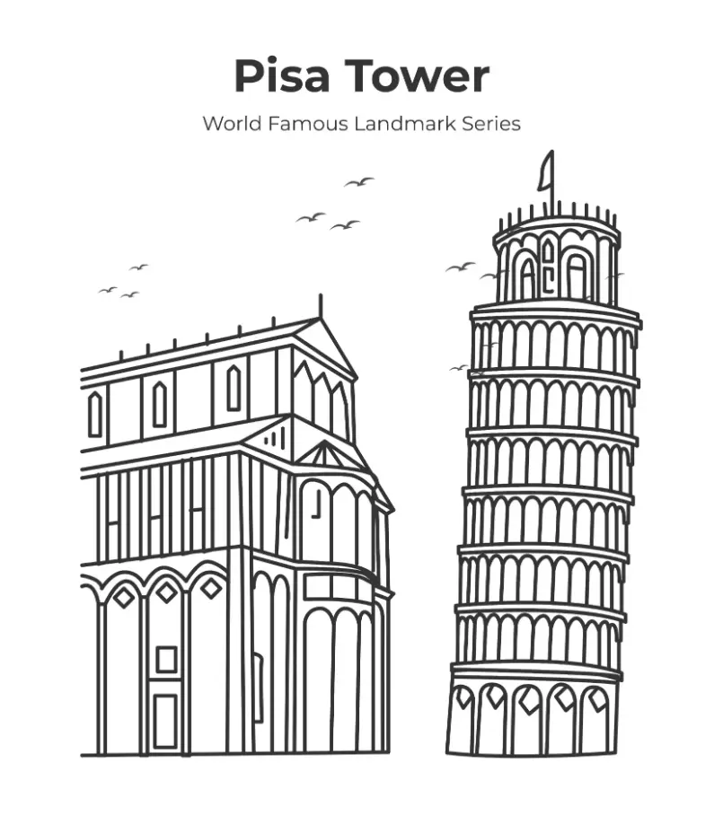 Free City Picture To Color In