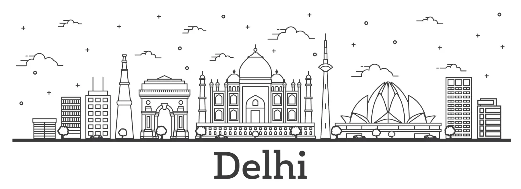 Free City Picture To Color In