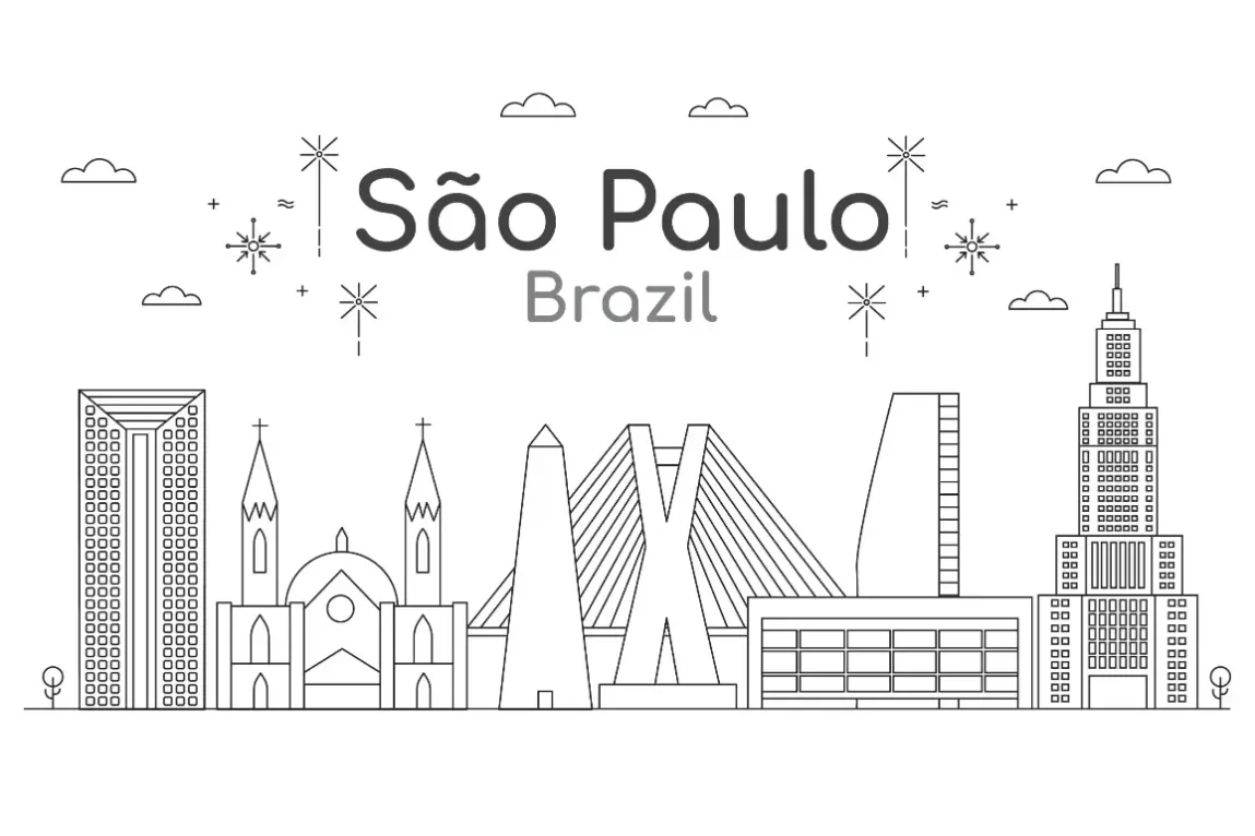 Free City Picture To Color In