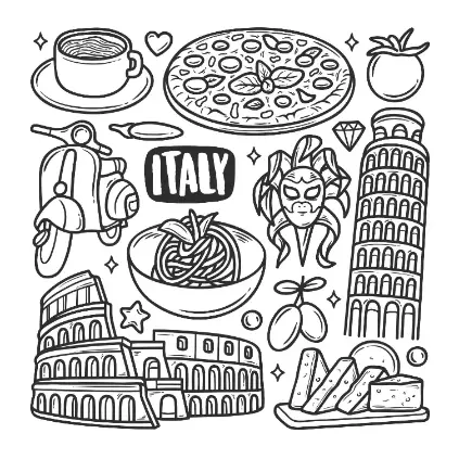 Free City Picture To Color In