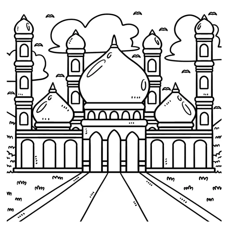 Free City Picture To Color In