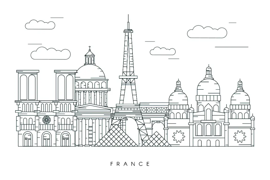 Free City Picture To Color In