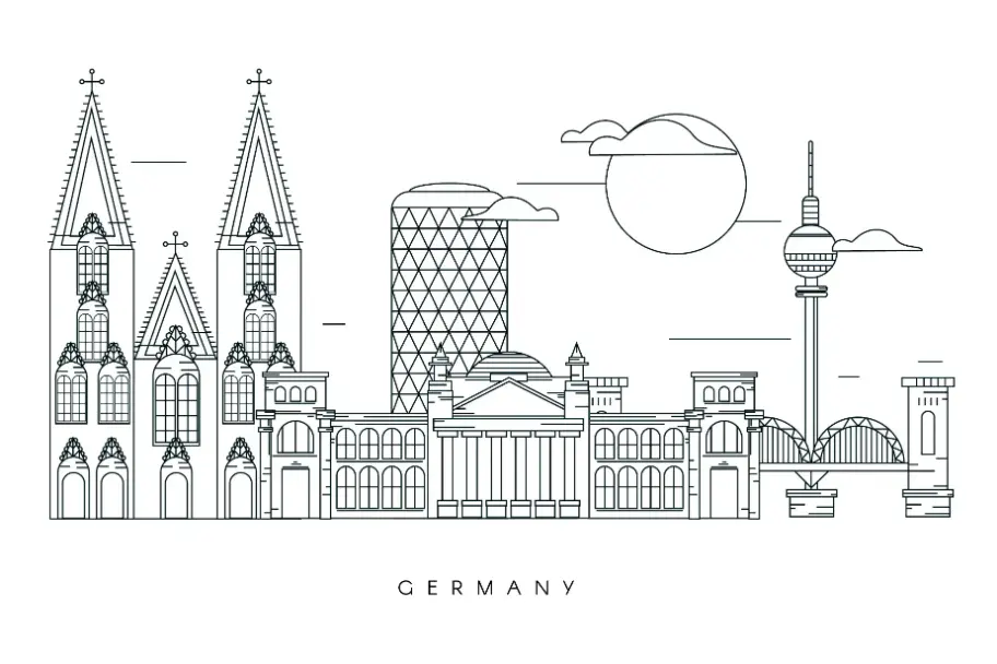 Free City Picture To Color In