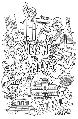 Free City Picture To Color In
