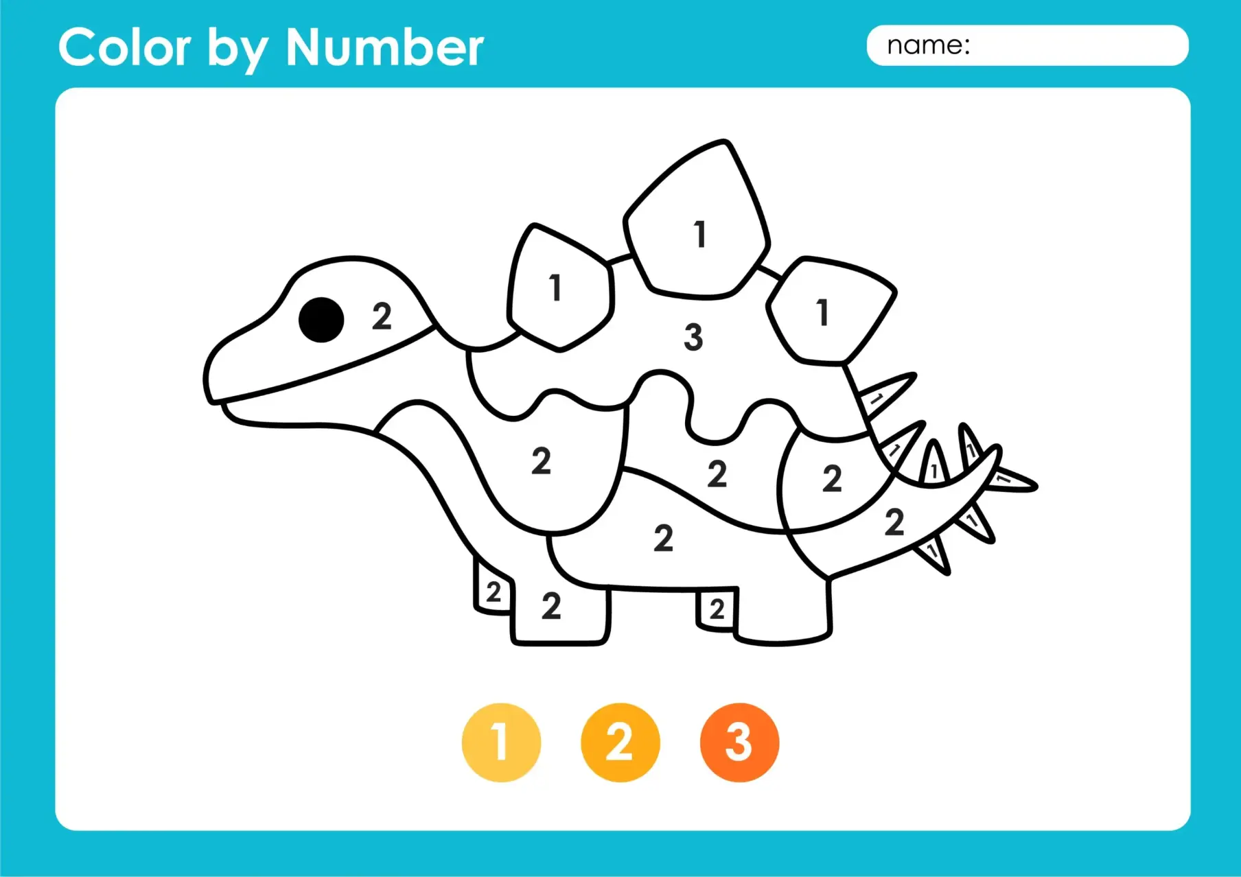 Free Color By Numbers Picture