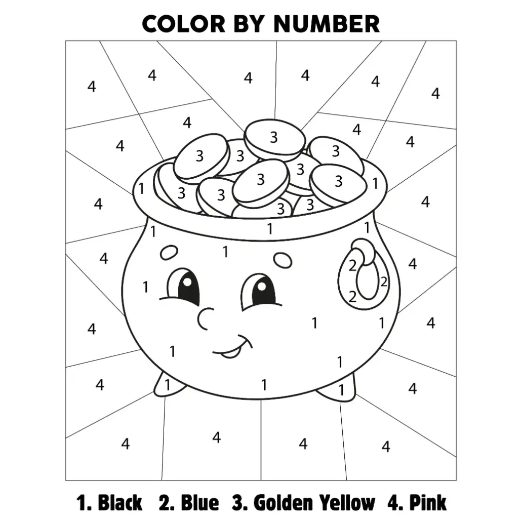 Free Color By Numbers Picture
