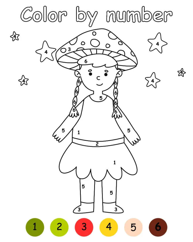 Free Color By Numbers Picture