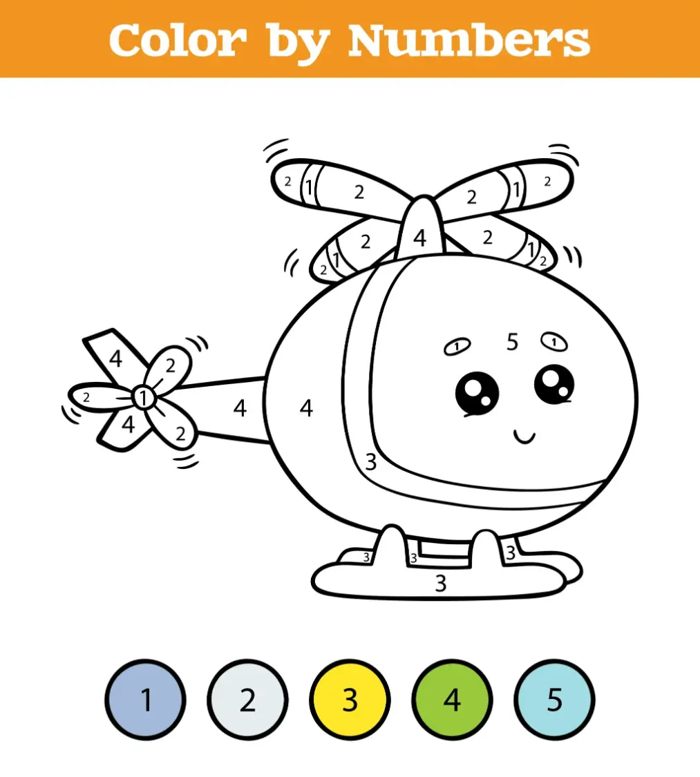 Free Color By Numbers Picture