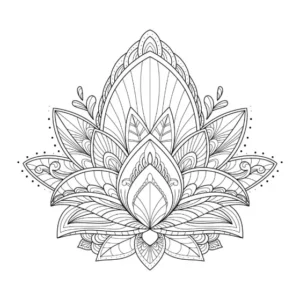 Free Diwali Picture To Color In