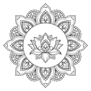 Free Diwali Picture To Color In
