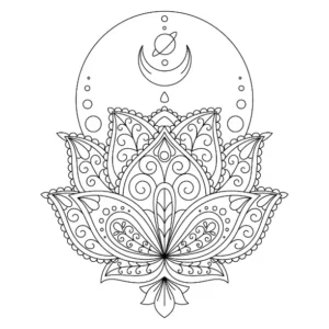 Free Diwali Picture To Color In