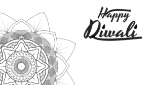 Free Diwali Picture To Color In