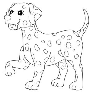 Free Dog Picture To Color In