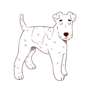 Free Dog Picture To Color In