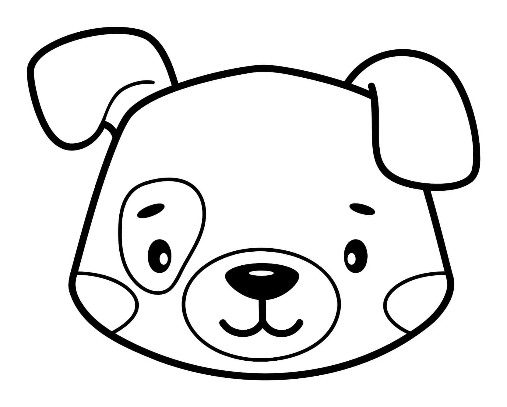 Free Dog Picture To Color In