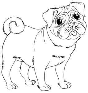 Free Dog Picture To Color In