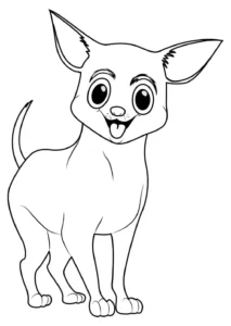 Free Dog Picture To Color In