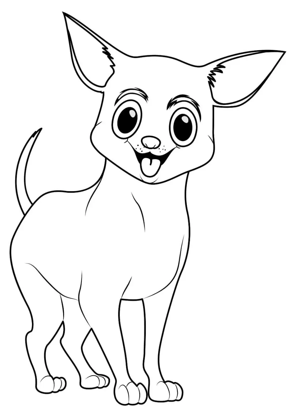 Free Dog Picture To Color In