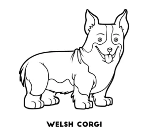 Free Dog Picture To Color In