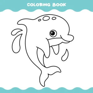 Free Dolphin Picture To Color In