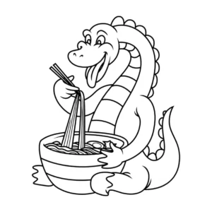 Free Dragon Picture To Color In