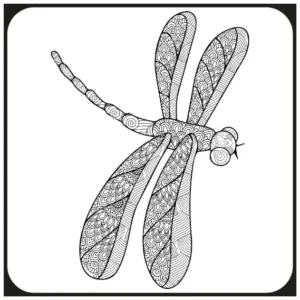 Free Dragonfly Picture To Color In
