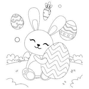 Free Easter Picture To Color In