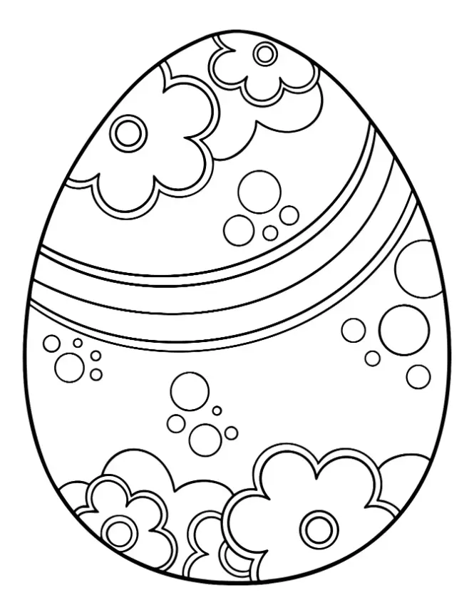 Free Easter Picture To Color In