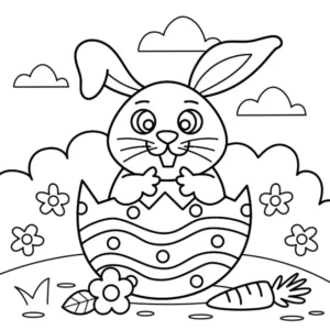 Free Easter Picture To Color In