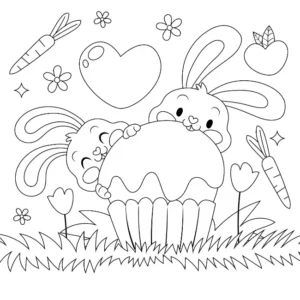 Free Easter Picture To Color In