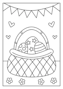 Free Easter Picture To Color In