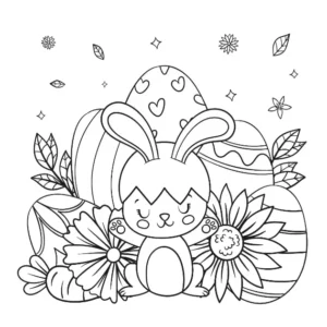 Free Easter Picture To Color In