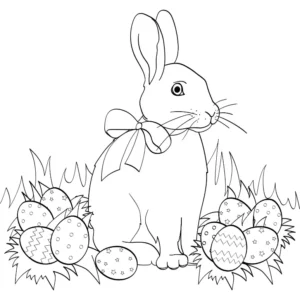Free Easter Picture To Color In