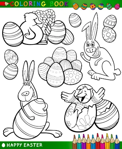 Free Easter Picture To Color In