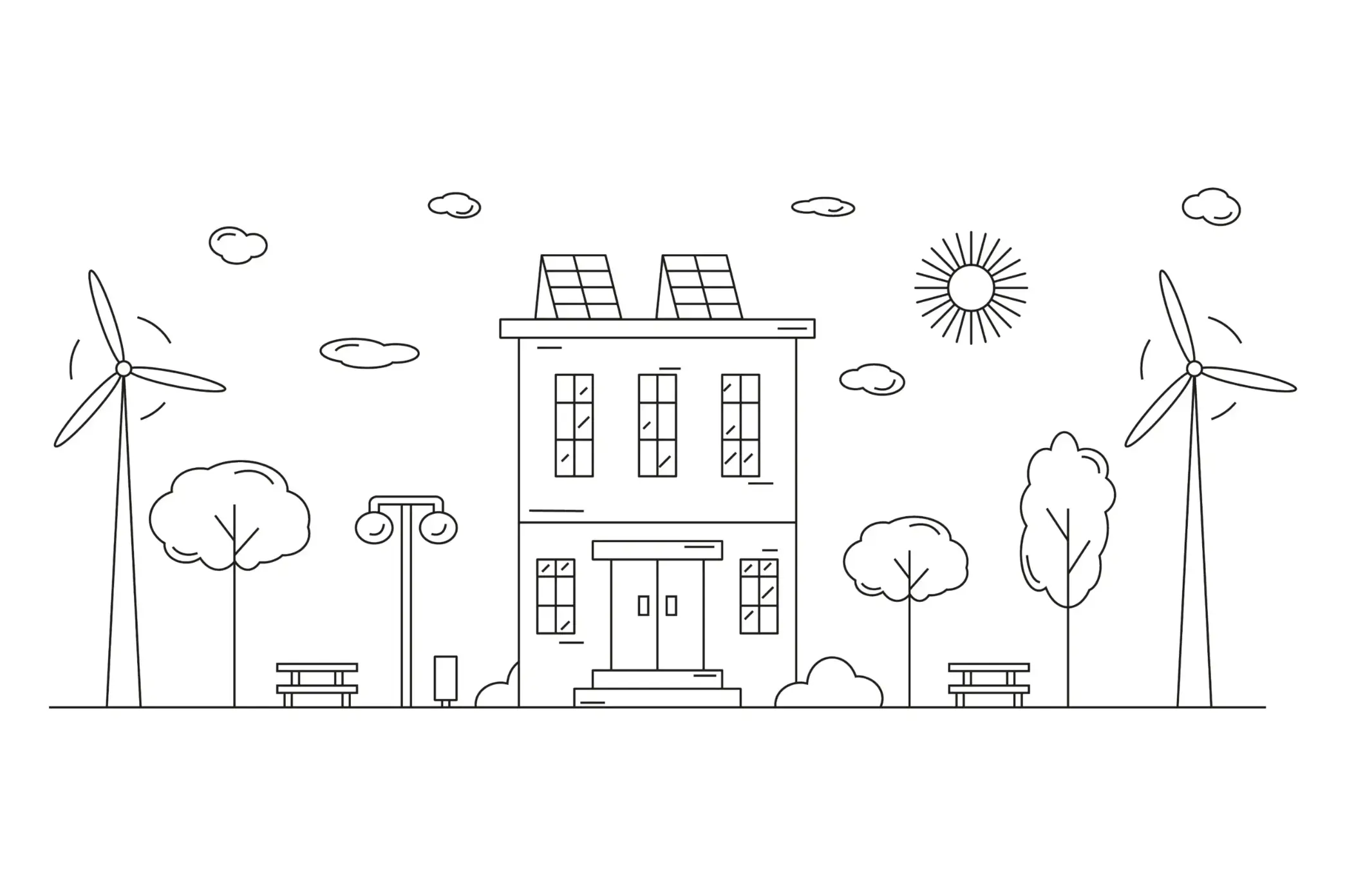 Free Ecology Picture To Color In