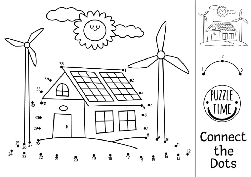 Free Ecology Picture To Color In