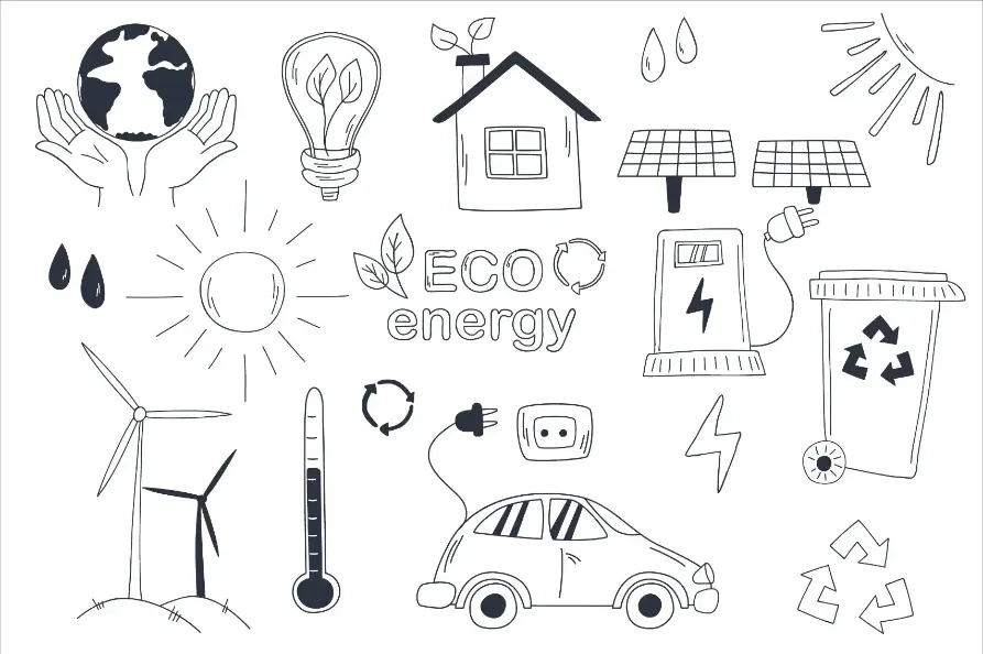 Free Ecology Picture To Color In
