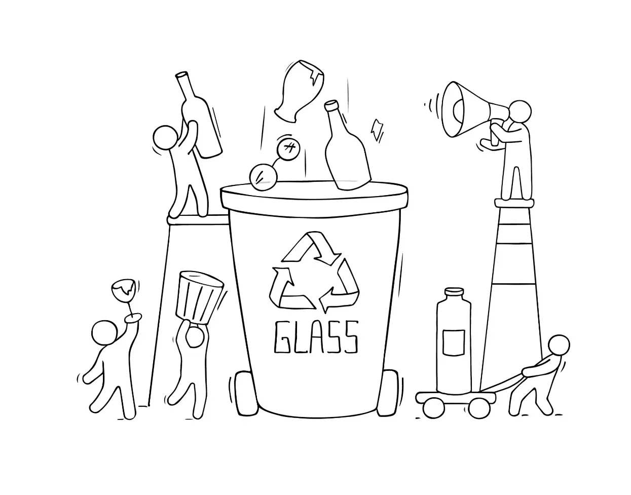 Free Ecology Picture To Color In