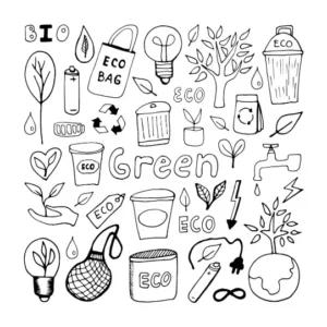 Free Ecology Picture To Color In