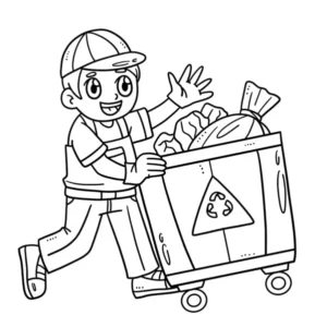 Free Ecology Picture To Color In