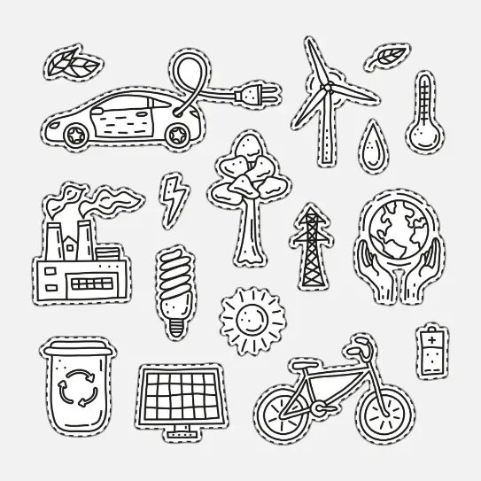 Free Ecology Picture To Color In
