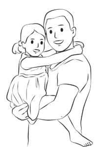 Free Fathers Day Picture To Color In