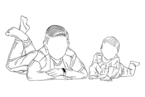Free Fathers Day Picture To Color In