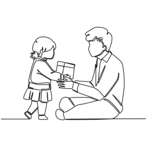 Free Fathers Day Picture To Color In