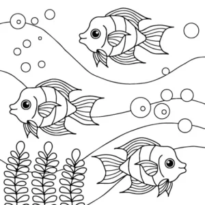 Free Fish Picture To Color In