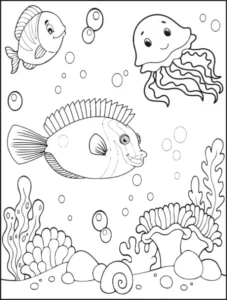 Free Fish Picture To Color In