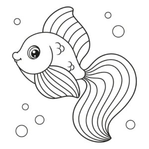 Free Fish Picture To Color In