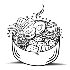 Free Food Picture To Color In